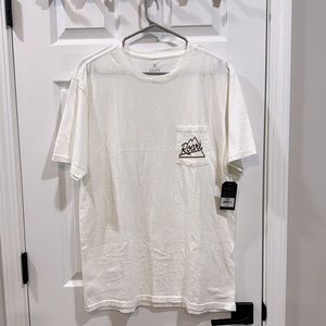 NEW Roark Peaking Pocket Tee NWT Off White Mens Medium